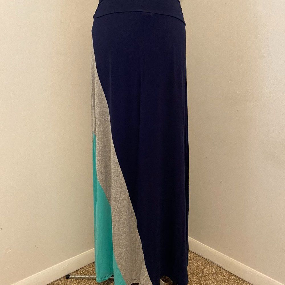 Bobeau Tri Color Boho Maxie Women Skirt Size Large